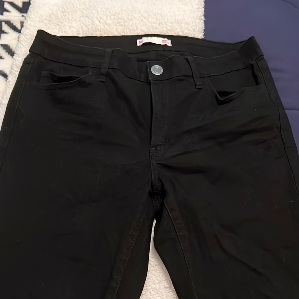 Classic Black Women's Jeans crop